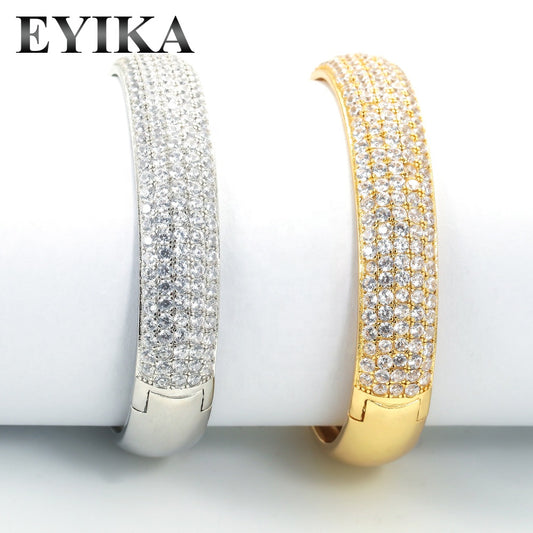 Luxury Bangles Trendy Bracelets Women Gold Plated 18K Jewelry Fashion Ladies