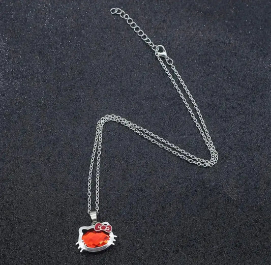 Hello Kitty Red Jewellery Set